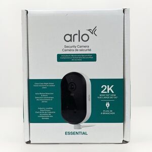 Arlo Essential Outdoor 2nd Gen Add-On 2K Wireless Security Camera White SEALED